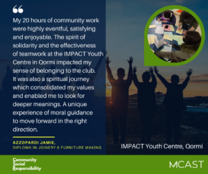 Azzopardi jamie impact youth centre, qormi