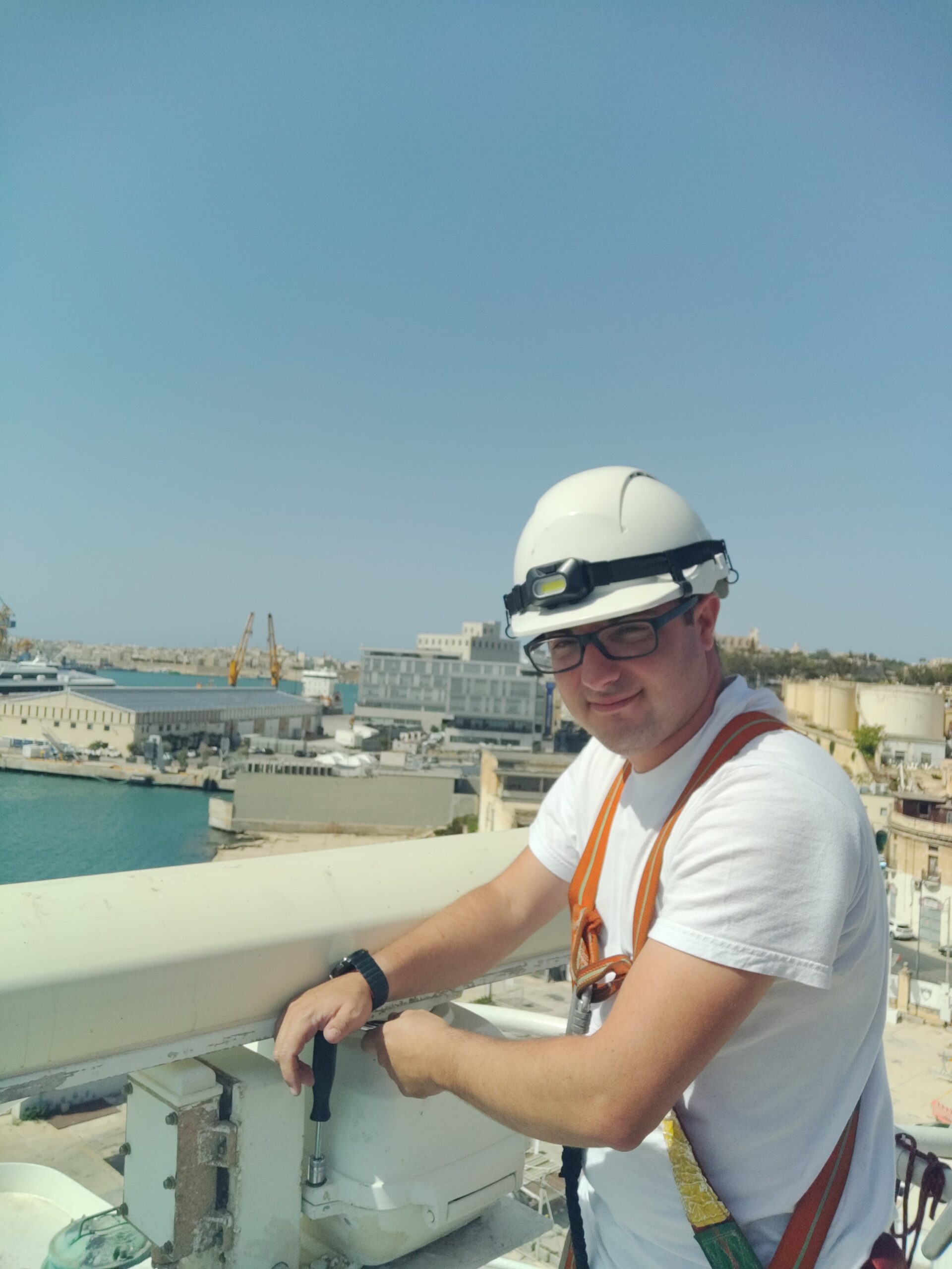 Darren Busuttil in apprenticeship training