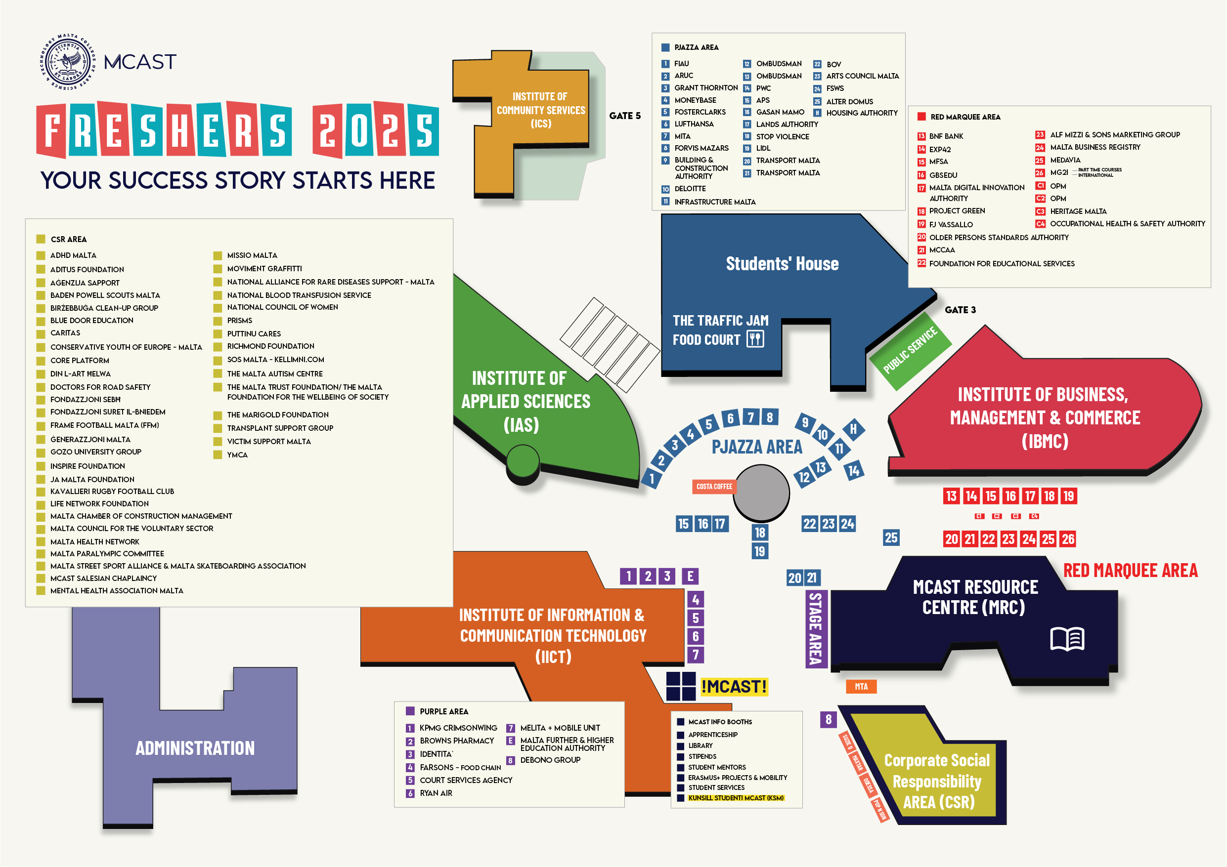 Inside freshers map