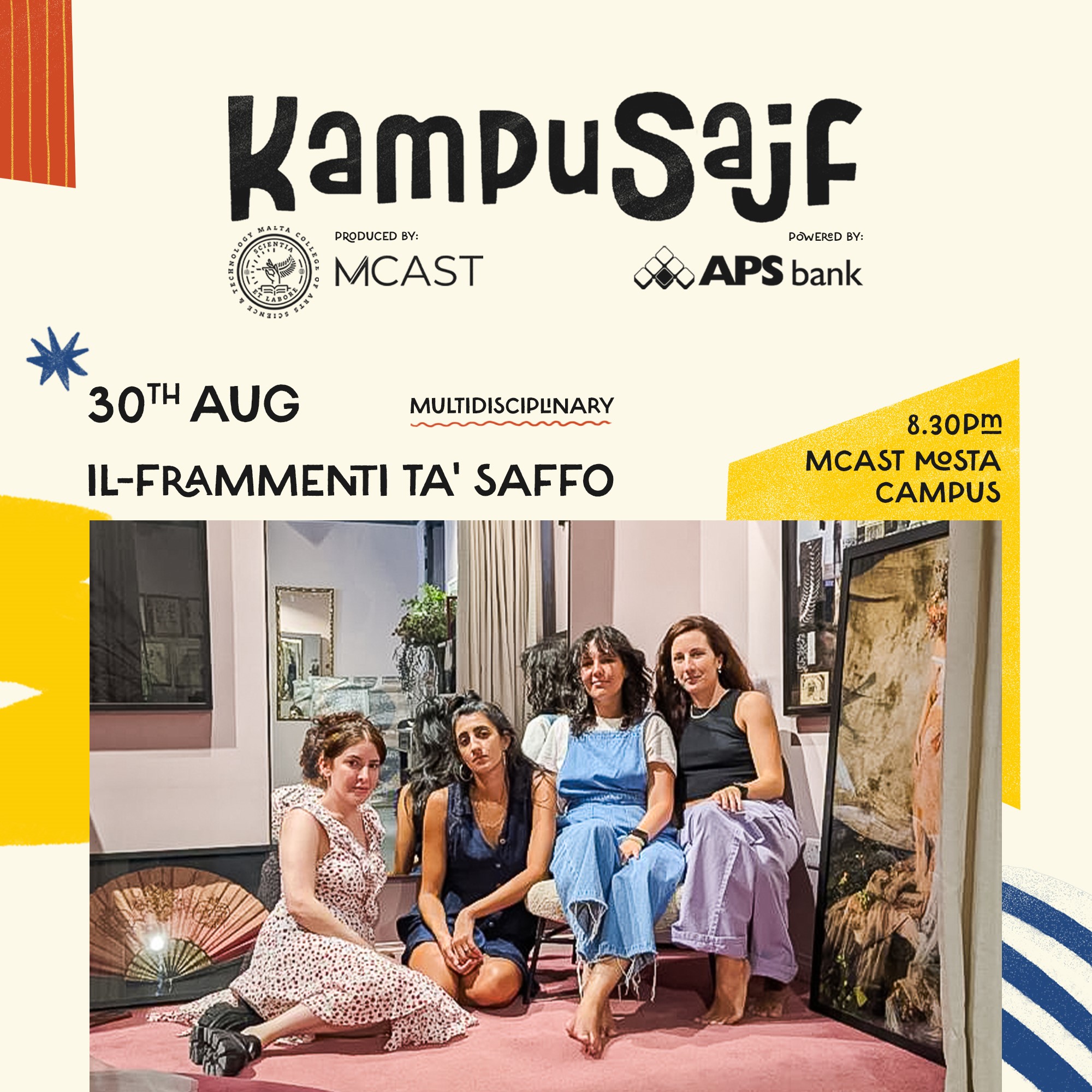 Kampusajf LineUp Il-Frammenti ta' Saffo