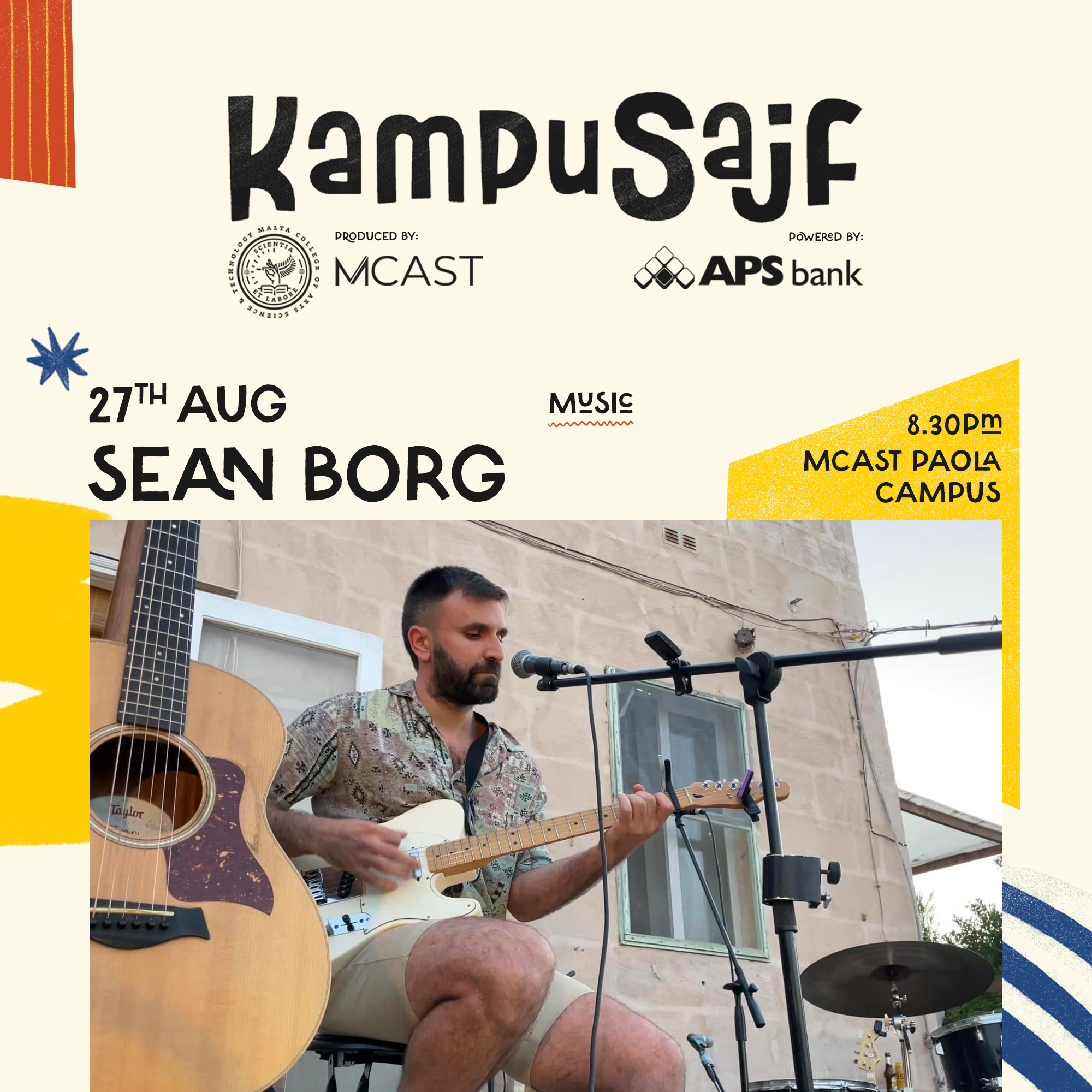 Kampusajf LineUp Sean Borg