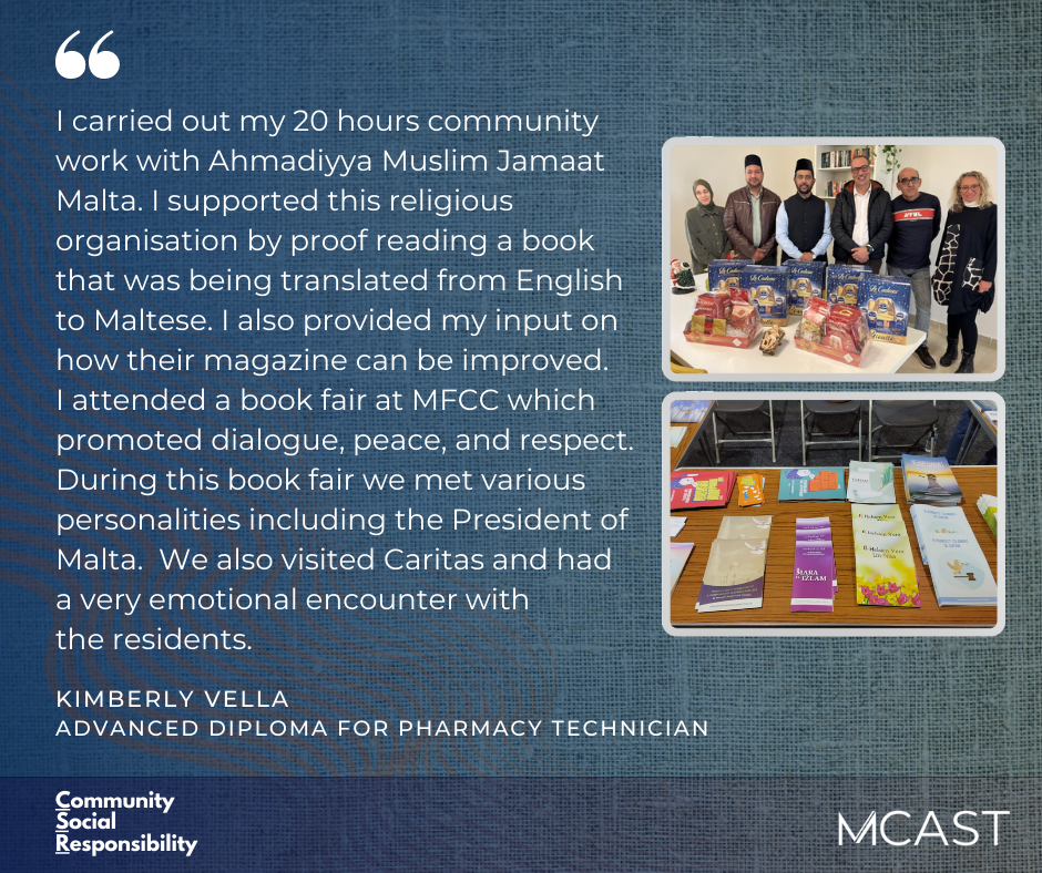 Kimberly Vella - Ahmadiyya Muslim Jamaat Malta