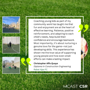 Mcast csr christopher affo quaye rabat ajax fc
