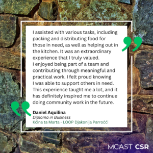Mcast csr daniel aquilina kcina ta' marta