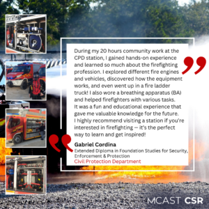 Mcast csr gabriel cordina civil protection