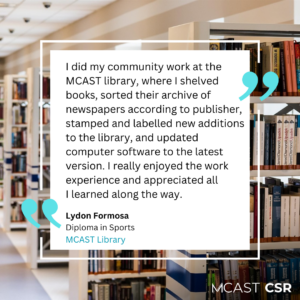 Mcast csr lydon formosa mcast library
