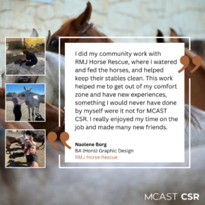 Mcast csr naolene borg rmj horse rescue