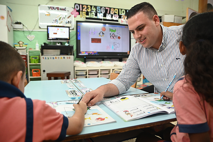 Kurt Vella during apprenticeship