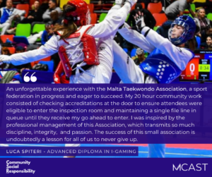 Luca spiteri malta taekwondo association