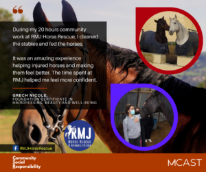 Nicole grech rmj horse rescue